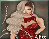 {AK} Valentines Red Gown