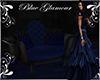Blue Glamour Sofa 1