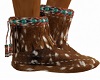 Deer Skin Boots Fringe