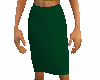 Green Knee Length Skirt