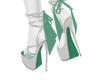 Glitter Green heels