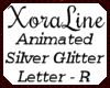 (XL)Silver Glitter - R