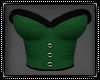 Winter Fur Corset Green