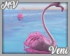 *MV* Flamingos Swimming