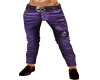 Violet tight fit pants