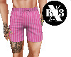 XB Pink stripes short