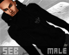 |S  Hoody B&Grey