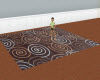 Chocolate swirl rug