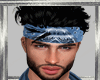 DC..BANDANA HEAD BLUE