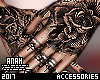 tattoo nails black