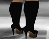Knee Length Black Boots