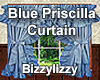 Blue Priscilla Curtain
