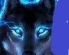 purple&blue wolf throne