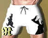 𝕽 - B/W Dino Shorts