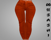 Orange corduroy pants