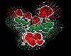 hearts love rose