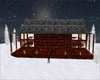 Winter Log Cabin Animate