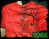 shirt custom red y2k
