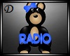 {D} Teddy Radio BLUE 1
