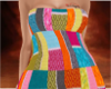 BBW Colorful Tube Dress