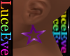 Purple Star Earrings DRV