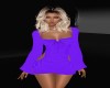 purple Casual Dress