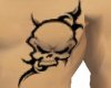 (SK) tribal skull tat