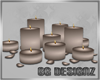 [BG] Warm Sand Candles
