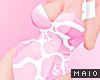 🅜LOVE: pink cow bun 1