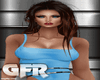 jess blue outfit