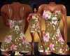 *OB* Flor Dress Beig