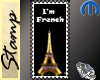 I'm French Stamp