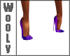 Pumps heels purple