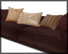 Couch ~  Brown & Gold