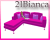 21b-10 poses pink couch