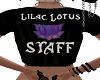 Lilac Lotus Staff shirt
