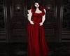 red vamp dress