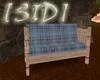 [SID] Blue Plaid Couch1