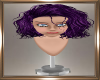 Purple Scrunchie Hair