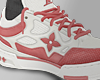 Shoe L V Red Trend