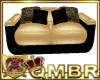 QMBR Deco Couch Blk&Gld