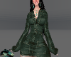 GREEN DENIM DRESS