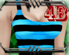 [4B]M Stripe Blue Dress2