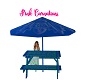 Picnic Table & Umbrella