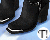 T! Black Denim Boots