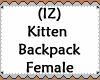 Kitten Backpack Female