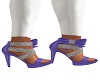 Pruple Diamond Heels