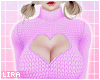 Lilac Heart Sweater