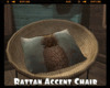 *Rattan Accent Chair
