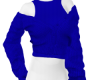 *B* Blue Open Cardigan